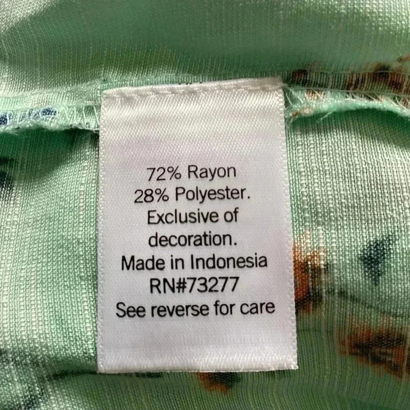 NWT Lauren Conrad All Over Floral Print Button Up Blouse Balloon Sleeve XXL - Picture 4 of 5